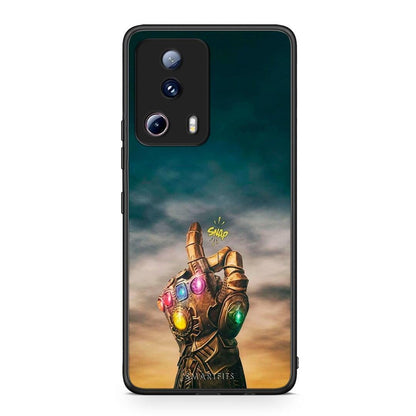 Θήκη Xiaomi 13 Lite 5G Infinity Snap από τη Smartfits με σχέδιο στο πίσω μέρος και μαύρο περίβλημα | Xiaomi 13 Lite 5G Infinity Snap Case with Colorful Back and Black Bezels