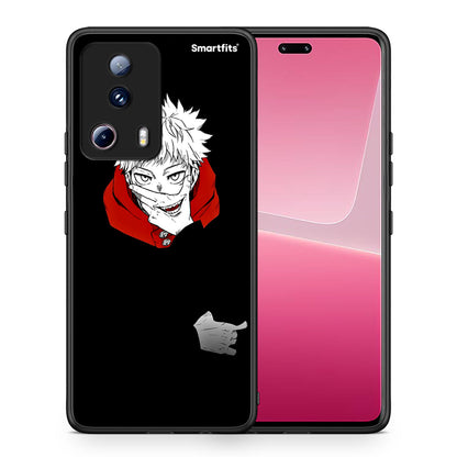 Θήκη Xiaomi 13 Lite 5G Itadori Anime από τη Smartfits με σχέδιο στο πίσω μέρος και μαύρο περίβλημα | Xiaomi 13 Lite 5G Itadori Anime Case with Colorful Back and Black Bezels