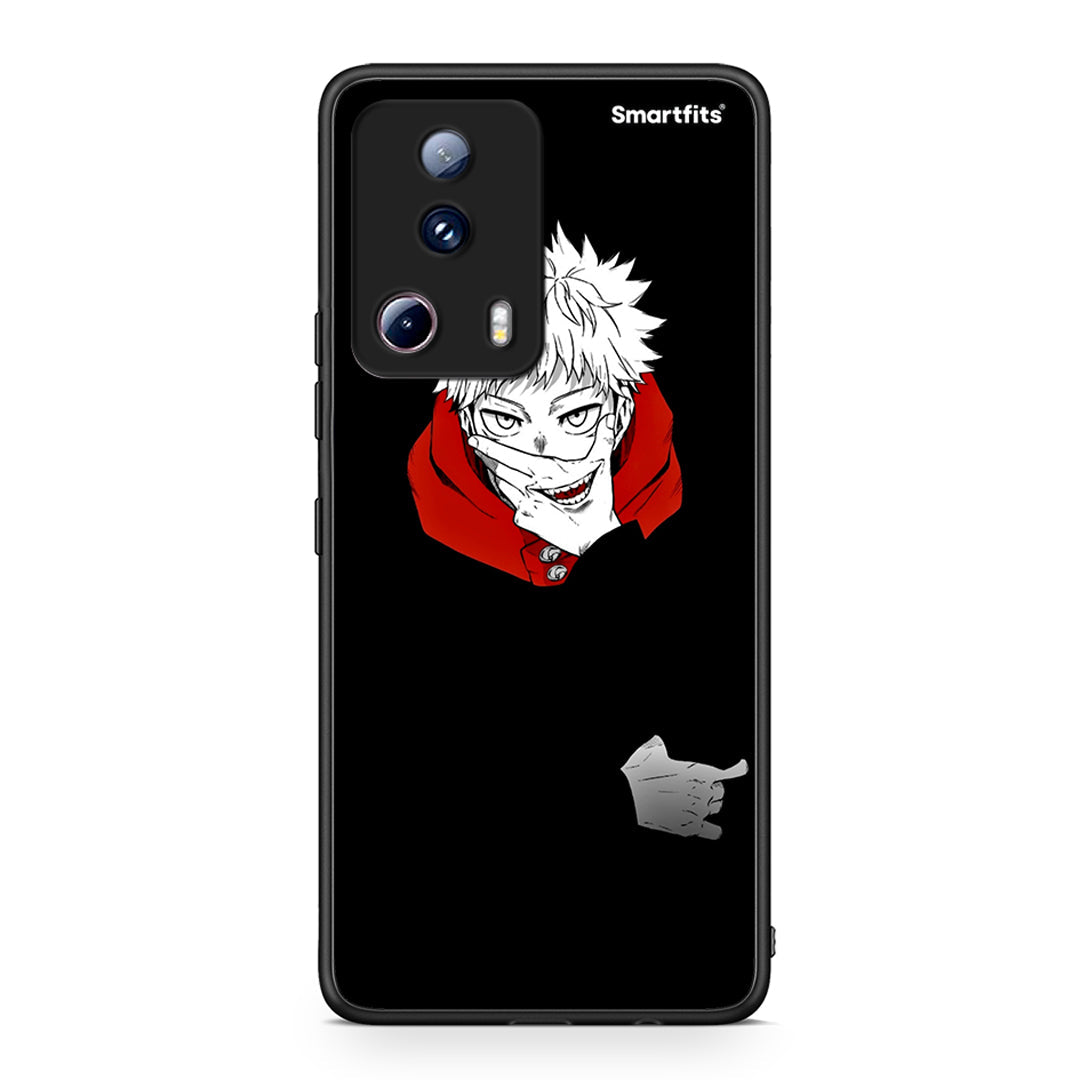 Θήκη Xiaomi 13 Lite 5G Itadori Anime από τη Smartfits με σχέδιο στο πίσω μέρος και μαύρο περίβλημα | Xiaomi 13 Lite 5G Itadori Anime Case with Colorful Back and Black Bezels