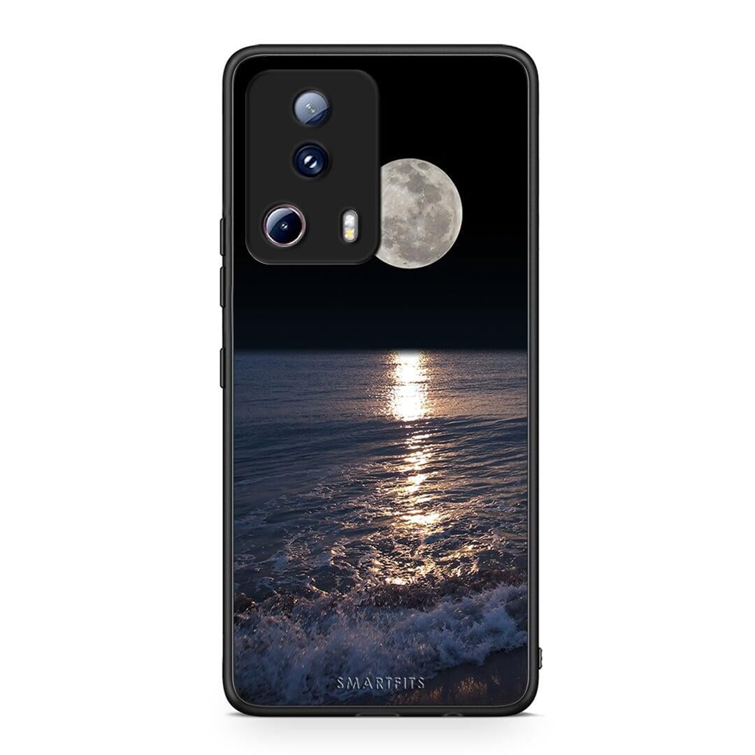 Θήκη Xiaomi 13 Lite 5G Landscape Moon από τη Smartfits με σχέδιο στο πίσω μέρος και μαύρο περίβλημα | Xiaomi 13 Lite 5G Landscape Moon Case with Colorful Back and Black Bezels