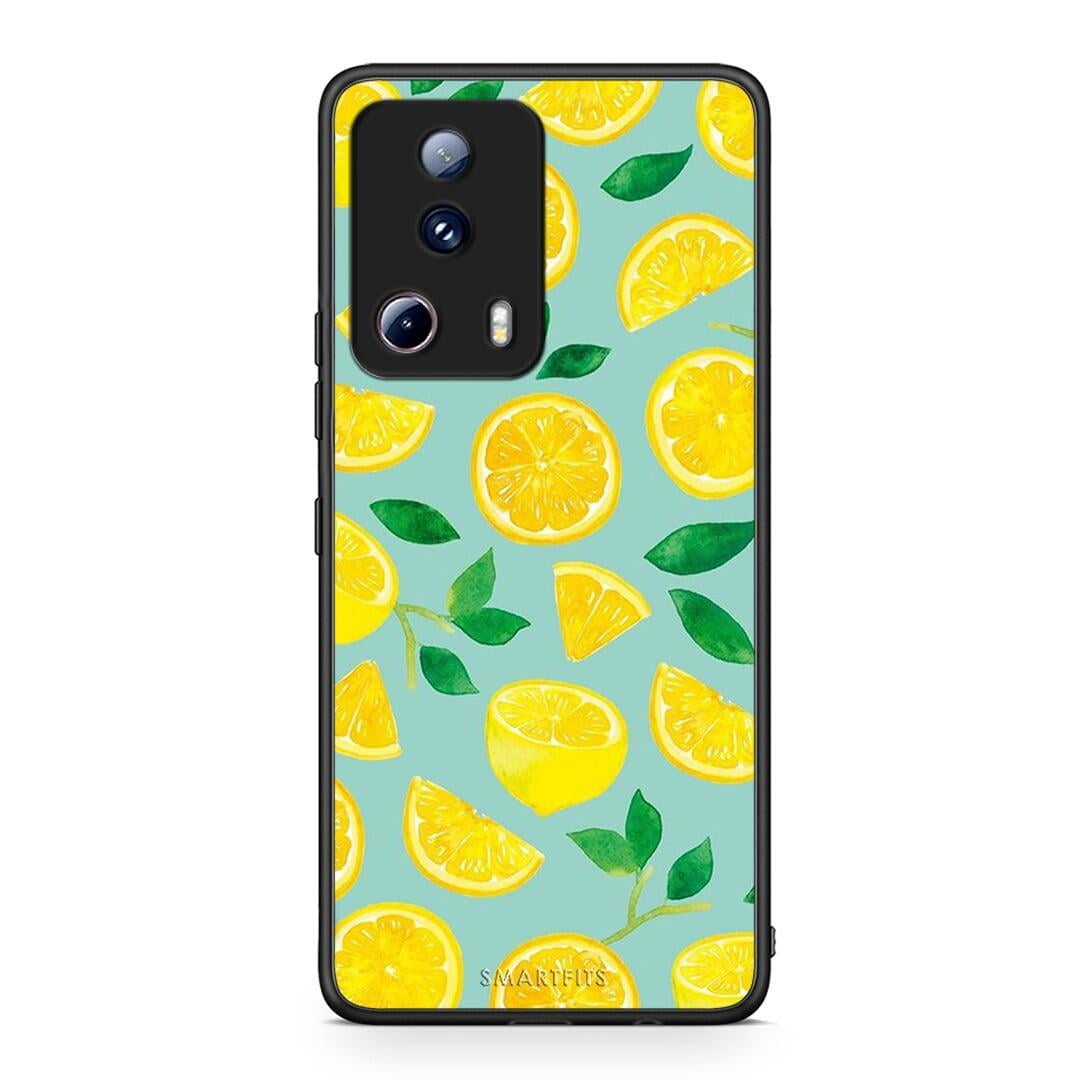 Θήκη Xiaomi 13 Lite 5G Lemons από τη Smartfits με σχέδιο στο πίσω μέρος και μαύρο περίβλημα | Xiaomi 13 Lite 5G Lemons Case with Colorful Back and Black Bezels