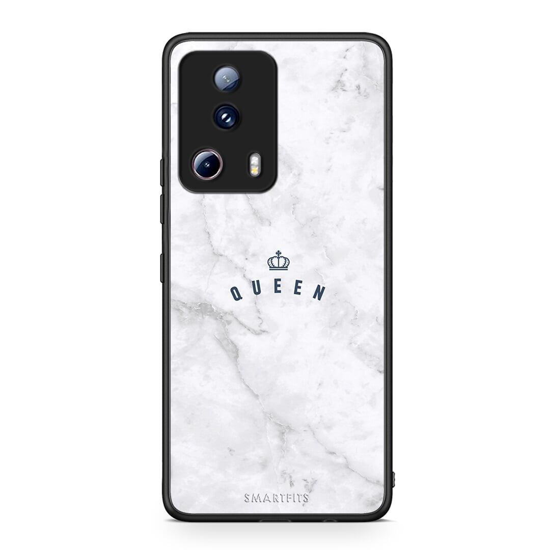 Θήκη Xiaomi 13 Lite 5G Marble Queen από τη Smartfits με σχέδιο στο πίσω μέρος και μαύρο περίβλημα | Xiaomi 13 Lite 5G Marble Queen Case with Colorful Back and Black Bezels