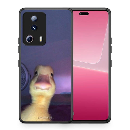 Θήκη Xiaomi 13 Lite 5G Meme Duck από τη Smartfits με σχέδιο στο πίσω μέρος και μαύρο περίβλημα | Xiaomi 13 Lite 5G Meme Duck Case with Colorful Back and Black Bezels