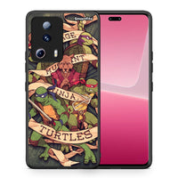 Thumbnail for Θήκη Xiaomi 13 Lite 5G Ninja Turtles από τη Smartfits με σχέδιο στο πίσω μέρος και μαύρο περίβλημα | Xiaomi 13 Lite 5G Ninja Turtles Case with Colorful Back and Black Bezels