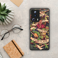 Thumbnail for Θήκη Xiaomi 13 Lite 5G Ninja Turtles από τη Smartfits με σχέδιο στο πίσω μέρος και μαύρο περίβλημα | Xiaomi 13 Lite 5G Ninja Turtles Case with Colorful Back and Black Bezels