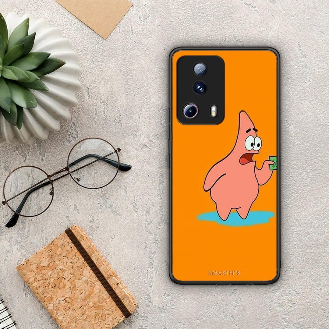 Θήκη Xiaomi 13 Lite 5G No Money 1 από τη Smartfits με σχέδιο στο πίσω μέρος και μαύρο περίβλημα | Xiaomi 13 Lite 5G No Money 1 Case with Colorful Back and Black Bezels