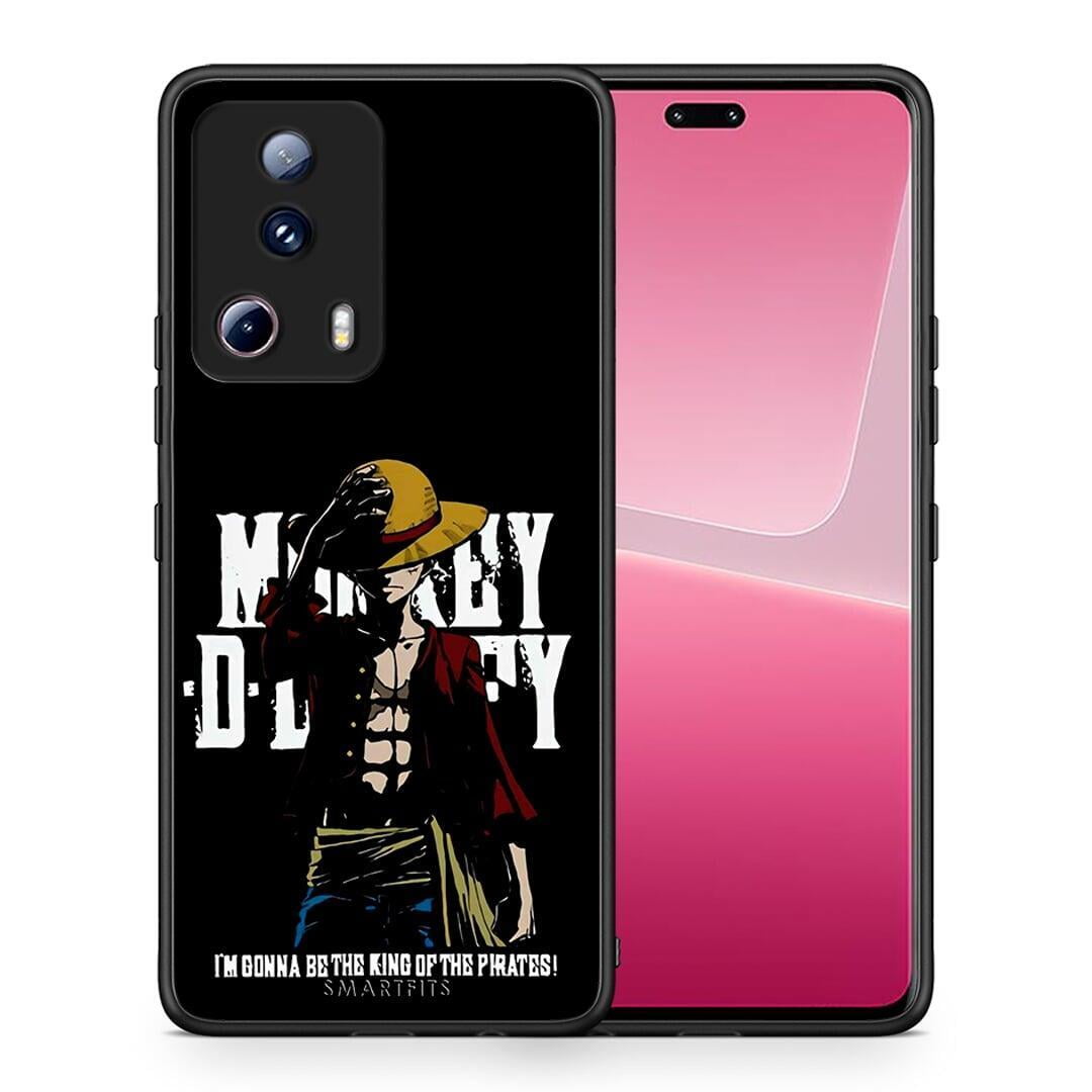 Θήκη Xiaomi 13 Lite 5G Pirate King από τη Smartfits με σχέδιο στο πίσω μέρος και μαύρο περίβλημα | Xiaomi 13 Lite 5G Pirate King Case with Colorful Back and Black Bezels