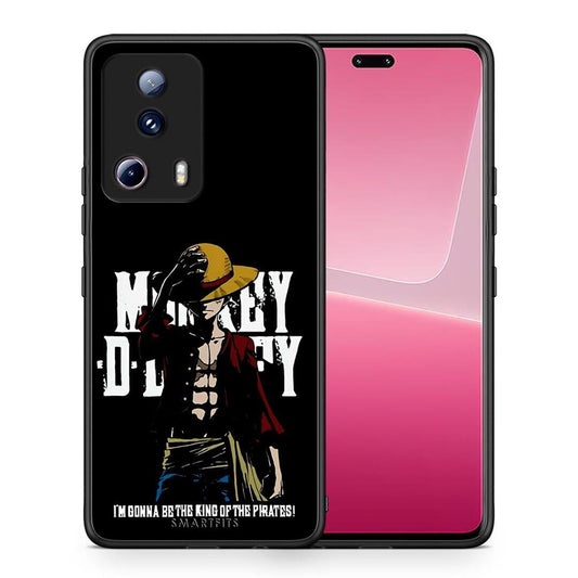 Θήκη Xiaomi 13 Lite 5G Pirate King από τη Smartfits με σχέδιο στο πίσω μέρος και μαύρο περίβλημα | Xiaomi 13 Lite 5G Pirate King Case with Colorful Back and Black Bezels