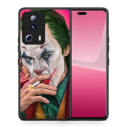 Θήκη Xiaomi 13 Lite 5G PopArt JokesOnU από τη Smartfits με σχέδιο στο πίσω μέρος και μαύρο περίβλημα | Xiaomi 13 Lite 5G PopArt JokesOnU Case with Colorful Back and Black Bezels