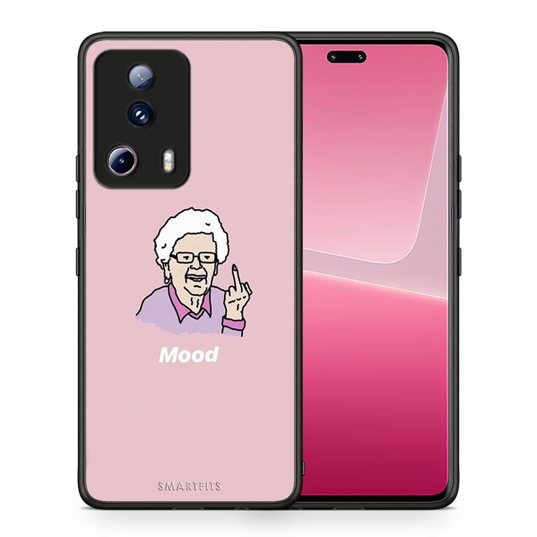 Θήκη Xiaomi 13 Lite 5G PopArt Mood από τη Smartfits με σχέδιο στο πίσω μέρος και μαύρο περίβλημα | Xiaomi 13 Lite 5G PopArt Mood Case with Colorful Back and Black Bezels