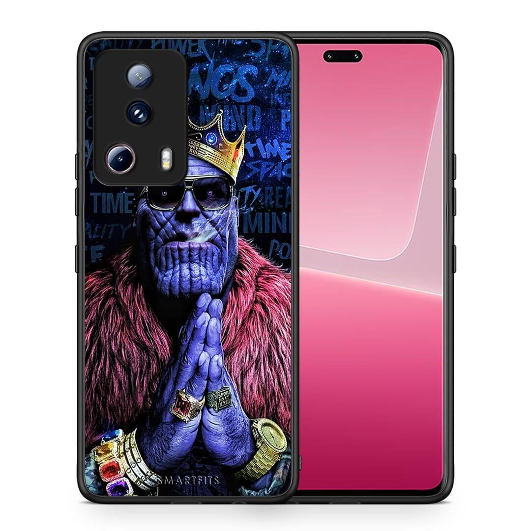 Θήκη Xiaomi 13 Lite 5G PopArt Thanos από τη Smartfits με σχέδιο στο πίσω μέρος και μαύρο περίβλημα | Xiaomi 13 Lite 5G PopArt Thanos Case with Colorful Back and Black Bezels