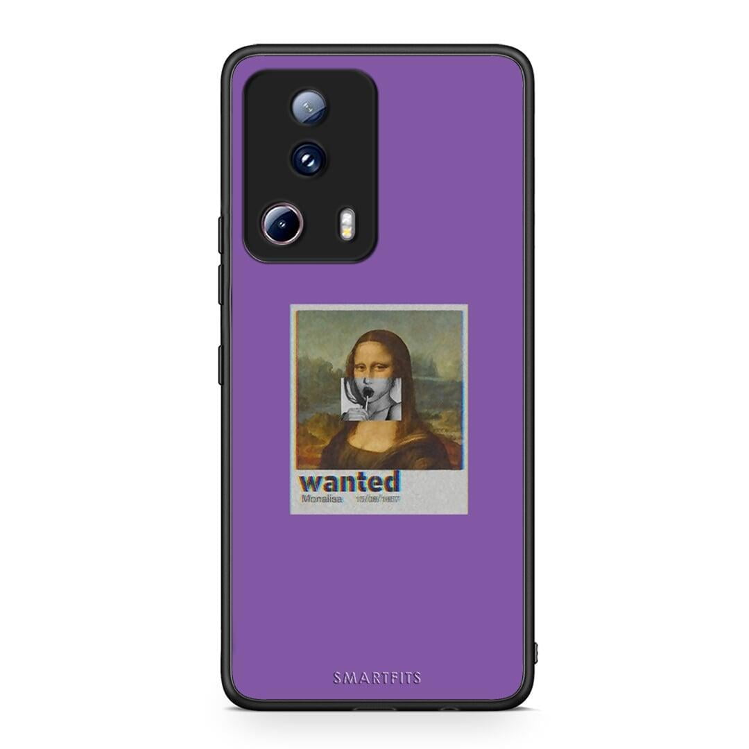 Θήκη Xiaomi 13 Lite 5G Popart Monalisa από τη Smartfits με σχέδιο στο πίσω μέρος και μαύρο περίβλημα | Xiaomi 13 Lite 5G Popart Monalisa Case with Colorful Back and Black Bezels