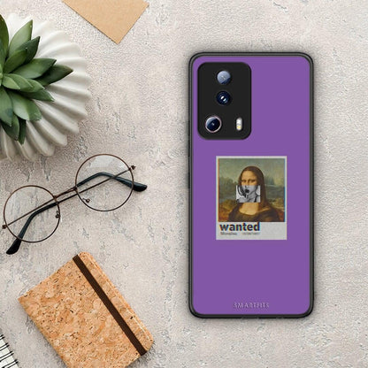 Θήκη Xiaomi 13 Lite 5G Popart Monalisa από τη Smartfits με σχέδιο στο πίσω μέρος και μαύρο περίβλημα | Xiaomi 13 Lite 5G Popart Monalisa Case with Colorful Back and Black Bezels
