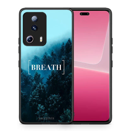 Θήκη Xiaomi 13 Lite 5G Quote Breath από τη Smartfits με σχέδιο στο πίσω μέρος και μαύρο περίβλημα | Xiaomi 13 Lite 5G Quote Breath Case with Colorful Back and Black Bezels