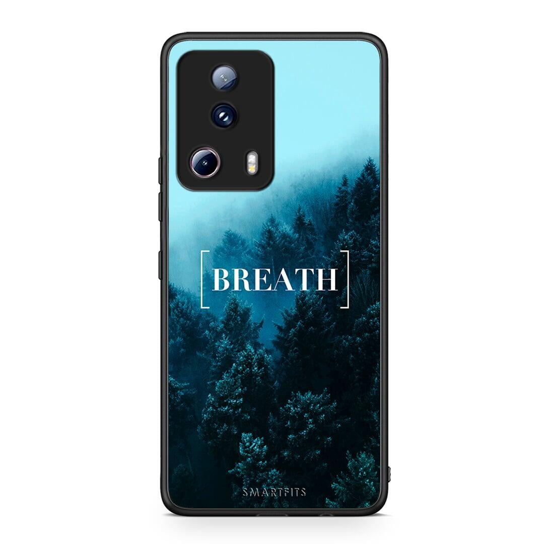 Θήκη Xiaomi 13 Lite 5G Quote Breath από τη Smartfits με σχέδιο στο πίσω μέρος και μαύρο περίβλημα | Xiaomi 13 Lite 5G Quote Breath Case with Colorful Back and Black Bezels