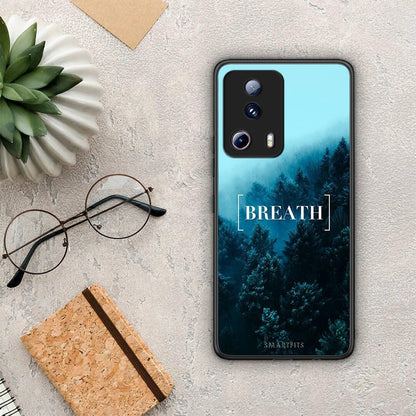 Θήκη Xiaomi 13 Lite 5G Quote Breath από τη Smartfits με σχέδιο στο πίσω μέρος και μαύρο περίβλημα | Xiaomi 13 Lite 5G Quote Breath Case with Colorful Back and Black Bezels