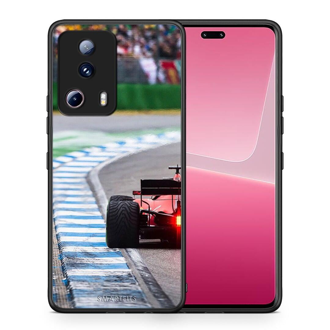 Θήκη Xiaomi 13 Lite 5G Racing Vibes από τη Smartfits με σχέδιο στο πίσω μέρος και μαύρο περίβλημα | Xiaomi 13 Lite 5G Racing Vibes Case with Colorful Back and Black Bezels