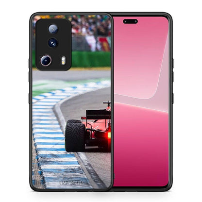 Θήκη Xiaomi 13 Lite 5G Racing Vibes από τη Smartfits με σχέδιο στο πίσω μέρος και μαύρο περίβλημα | Xiaomi 13 Lite 5G Racing Vibes Case with Colorful Back and Black Bezels