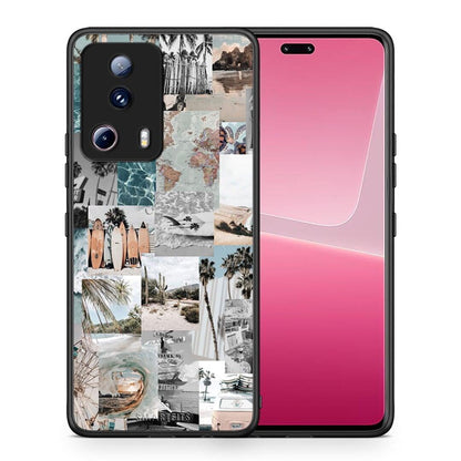 Θήκη Xiaomi 13 Lite 5G Retro Beach Life από τη Smartfits με σχέδιο στο πίσω μέρος και μαύρο περίβλημα | Xiaomi 13 Lite 5G Retro Beach Life Case with Colorful Back and Black Bezels