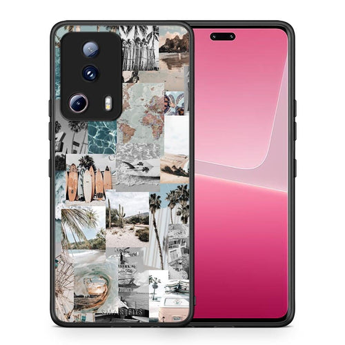 Θήκη Xiaomi 13 Lite 5G Retro Beach Life από τη Smartfits με σχέδιο στο πίσω μέρος και μαύρο περίβλημα | Xiaomi 13 Lite 5G Retro Beach Life Case with Colorful Back and Black Bezels