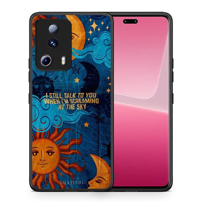 Θήκη Xiaomi 13 Lite 5G Screaming Sky από τη Smartfits με σχέδιο στο πίσω μέρος και μαύρο περίβλημα | Xiaomi 13 Lite 5G Screaming Sky Case with Colorful Back and Black Bezels