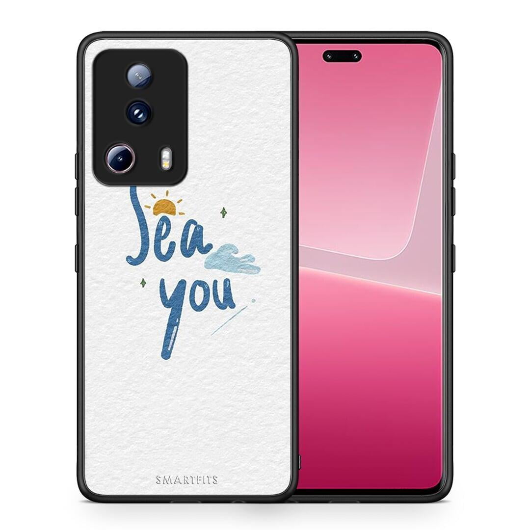 Θήκη Xiaomi 13 Lite 5G Sea You από τη Smartfits με σχέδιο στο πίσω μέρος και μαύρο περίβλημα | Xiaomi 13 Lite 5G Sea You Case with Colorful Back and Black Bezels