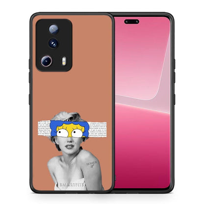 Θήκη Xiaomi 13 Lite 5G Sim Merilyn από τη Smartfits με σχέδιο στο πίσω μέρος και μαύρο περίβλημα | Xiaomi 13 Lite 5G Sim Merilyn Case with Colorful Back and Black Bezels