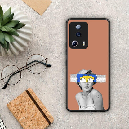 Θήκη Xiaomi 13 Lite 5G Sim Merilyn από τη Smartfits με σχέδιο στο πίσω μέρος και μαύρο περίβλημα | Xiaomi 13 Lite 5G Sim Merilyn Case with Colorful Back and Black Bezels