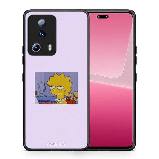 Θήκη Xiaomi 13 Lite 5G So Happy από τη Smartfits με σχέδιο στο πίσω μέρος και μαύρο περίβλημα | Xiaomi 13 Lite 5G So Happy Case with Colorful Back and Black Bezels