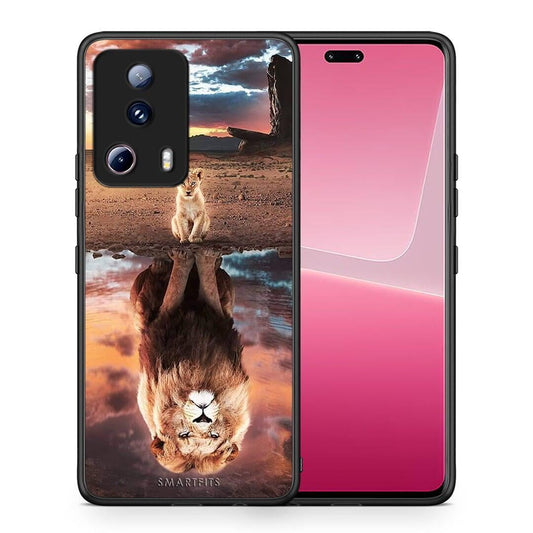 Θήκη Xiaomi 13 Lite 5G Sunset Dreams από τη Smartfits με σχέδιο στο πίσω μέρος και μαύρο περίβλημα | Xiaomi 13 Lite 5G Sunset Dreams Case with Colorful Back and Black Bezels