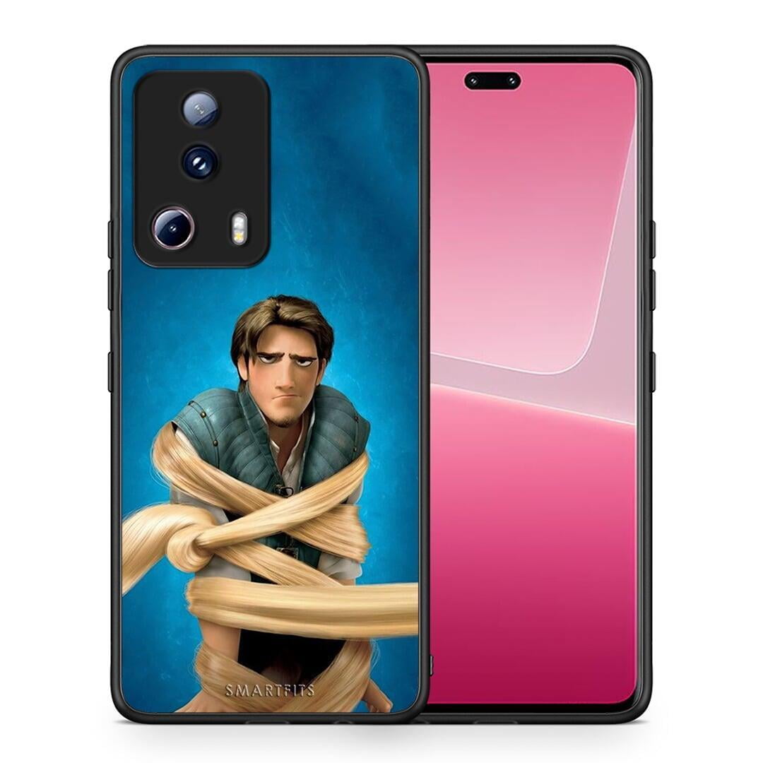 Θήκη Xiaomi 13 Lite 5G Tangled 1 από τη Smartfits με σχέδιο στο πίσω μέρος και μαύρο περίβλημα | Xiaomi 13 Lite 5G Tangled 1 Case with Colorful Back and Black Bezels
