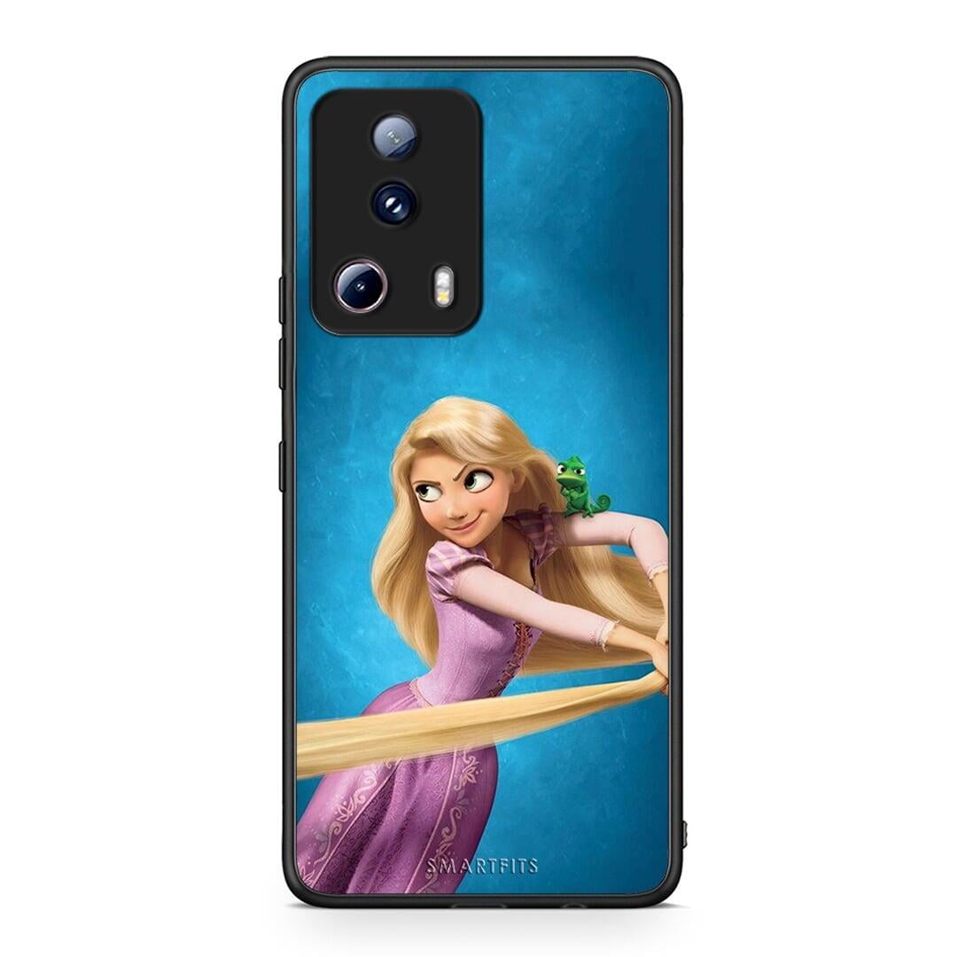 Θήκη Xiaomi 13 Lite 5G Tangled 2 από τη Smartfits με σχέδιο στο πίσω μέρος και μαύρο περίβλημα | Xiaomi 13 Lite 5G Tangled 2 Case with Colorful Back and Black Bezels