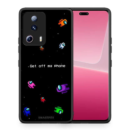 Θήκη Xiaomi 13 Lite 5G Text AFK από τη Smartfits με σχέδιο στο πίσω μέρος και μαύρο περίβλημα | Xiaomi 13 Lite 5G Text AFK Case with Colorful Back and Black Bezels