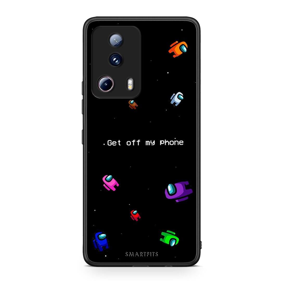 Θήκη Xiaomi 13 Lite 5G Text AFK από τη Smartfits με σχέδιο στο πίσω μέρος και μαύρο περίβλημα | Xiaomi 13 Lite 5G Text AFK Case with Colorful Back and Black Bezels