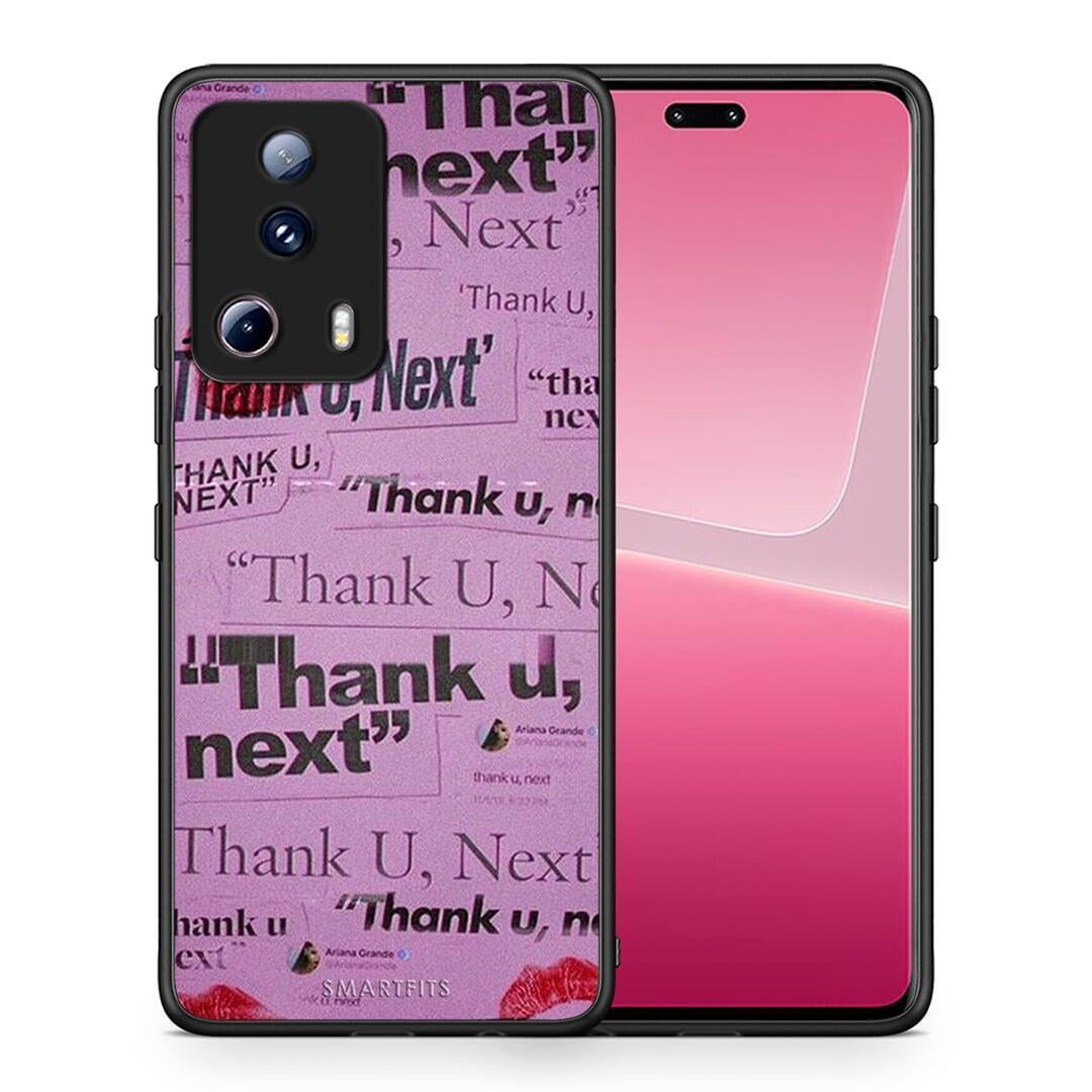 Θήκη Xiaomi 13 Lite 5G Thank You Next από τη Smartfits με σχέδιο στο πίσω μέρος και μαύρο περίβλημα | Xiaomi 13 Lite 5G Thank You Next Case with Colorful Back and Black Bezels