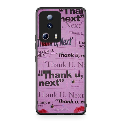 Θήκη Xiaomi 13 Lite 5G Thank You Next από τη Smartfits με σχέδιο στο πίσω μέρος και μαύρο περίβλημα | Xiaomi 13 Lite 5G Thank You Next Case with Colorful Back and Black Bezels