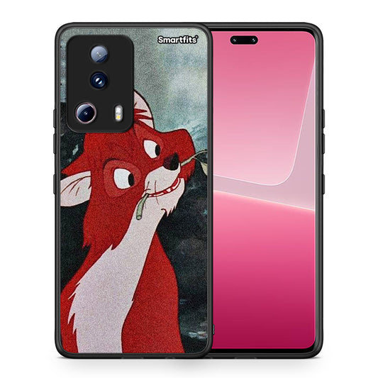Θήκη Xiaomi 13 Lite 5G Tod And Vixey Love 1 από τη Smartfits με σχέδιο στο πίσω μέρος και μαύρο περίβλημα | Xiaomi 13 Lite 5G Tod And Vixey Love 1 Case with Colorful Back and Black Bezels