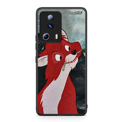 Θήκη Xiaomi 13 Lite 5G Tod And Vixey Love 1 από τη Smartfits με σχέδιο στο πίσω μέρος και μαύρο περίβλημα | Xiaomi 13 Lite 5G Tod And Vixey Love 1 Case with Colorful Back and Black Bezels