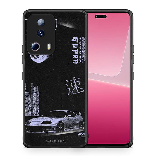 Θήκη Xiaomi 13 Lite 5G Tokyo Drift από τη Smartfits με σχέδιο στο πίσω μέρος και μαύρο περίβλημα | Xiaomi 13 Lite 5G Tokyo Drift Case with Colorful Back and Black Bezels