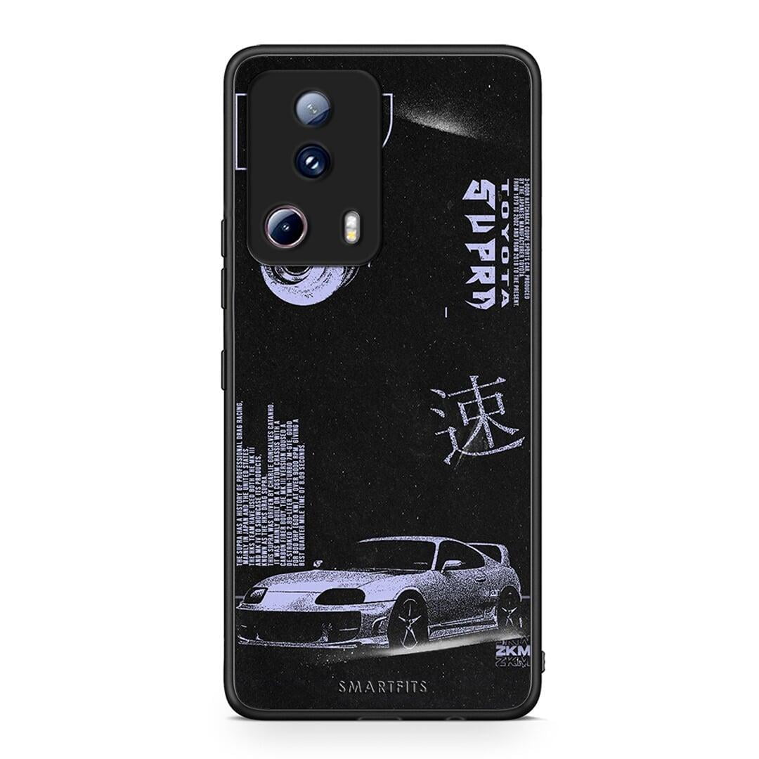 Θήκη Xiaomi 13 Lite 5G Tokyo Drift από τη Smartfits με σχέδιο στο πίσω μέρος και μαύρο περίβλημα | Xiaomi 13 Lite 5G Tokyo Drift Case with Colorful Back and Black Bezels