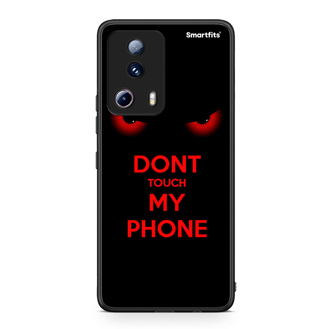 Θήκη Xiaomi 13 Lite 5G Touch My Phone από τη Smartfits με σχέδιο στο πίσω μέρος και μαύρο περίβλημα | Xiaomi 13 Lite 5G Touch My Phone Case with Colorful Back and Black Bezels
