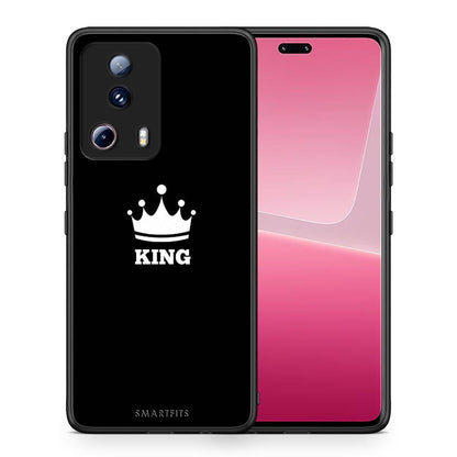 Θήκη Xiaomi 13 Lite 5G Valentine King από τη Smartfits με σχέδιο στο πίσω μέρος και μαύρο περίβλημα | Xiaomi 13 Lite 5G Valentine King Case with Colorful Back and Black Bezels