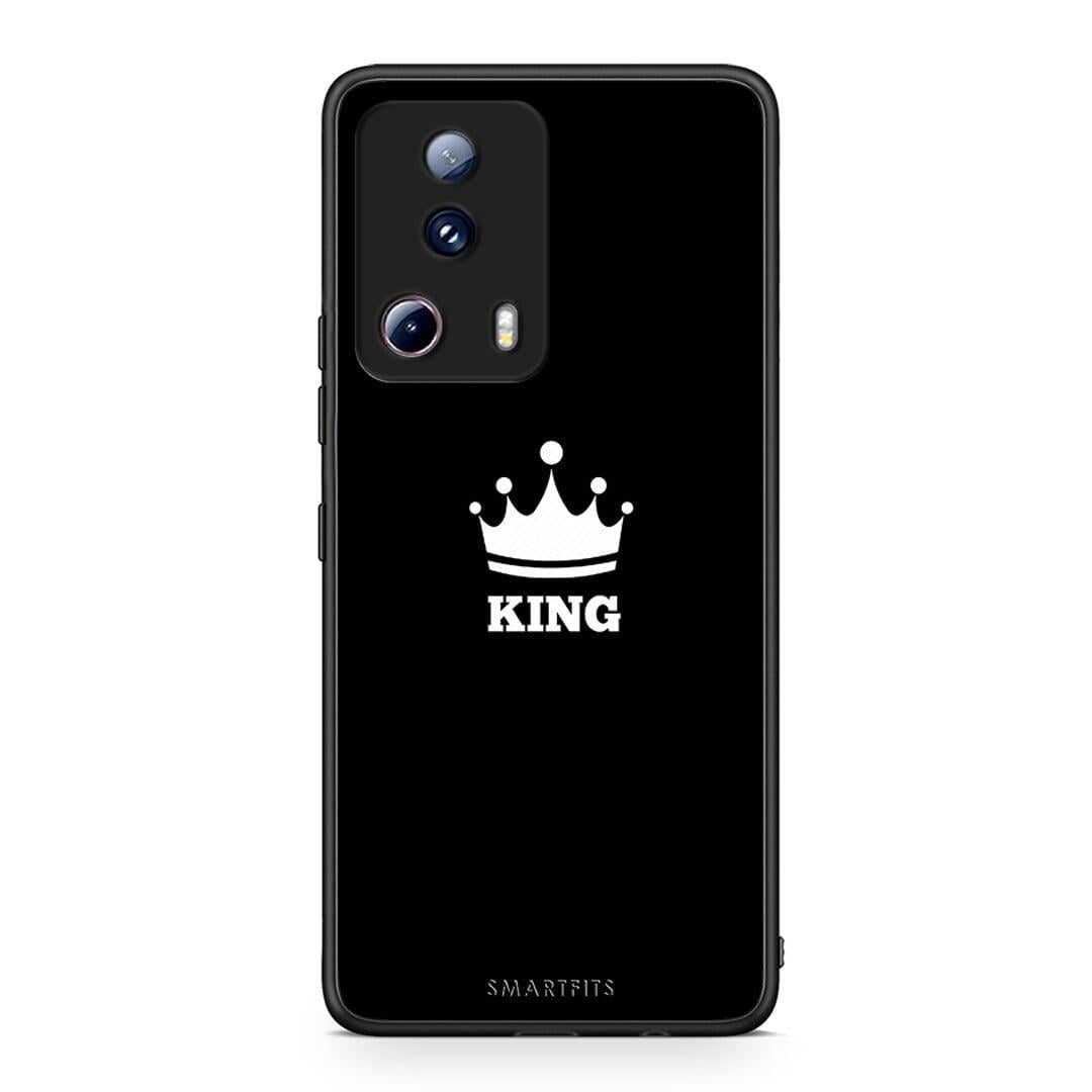 Θήκη Xiaomi 13 Lite 5G Valentine King από τη Smartfits με σχέδιο στο πίσω μέρος και μαύρο περίβλημα | Xiaomi 13 Lite 5G Valentine King Case with Colorful Back and Black Bezels
