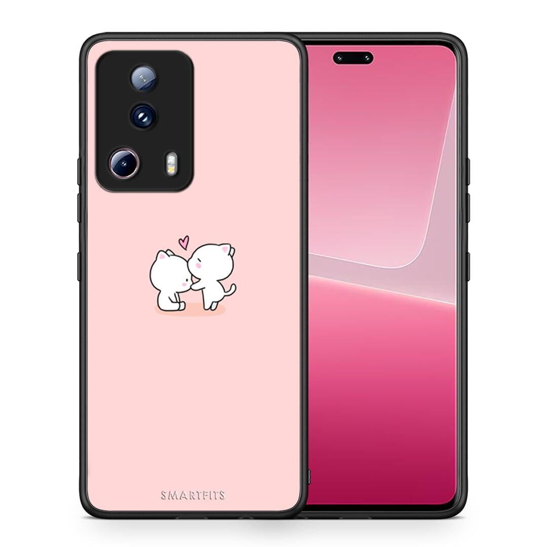 Θήκη Xiaomi 13 Lite 5G Valentine Love από τη Smartfits με σχέδιο στο πίσω μέρος και μαύρο περίβλημα | Xiaomi 13 Lite 5G Valentine Love Case with Colorful Back and Black Bezels