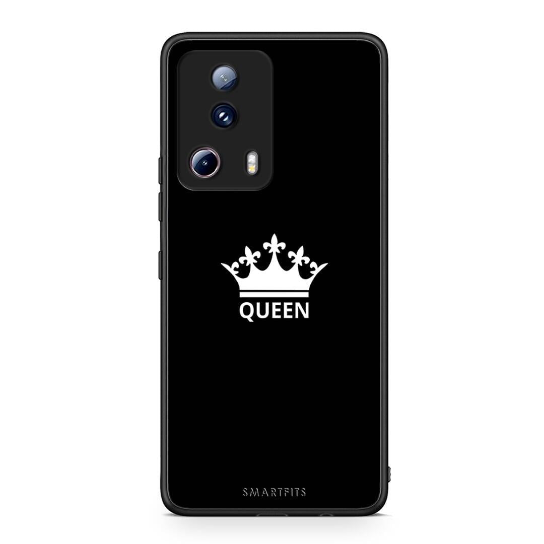 Θήκη Xiaomi 13 Lite 5G Valentine Queen από τη Smartfits με σχέδιο στο πίσω μέρος και μαύρο περίβλημα | Xiaomi 13 Lite 5G Valentine Queen Case with Colorful Back and Black Bezels