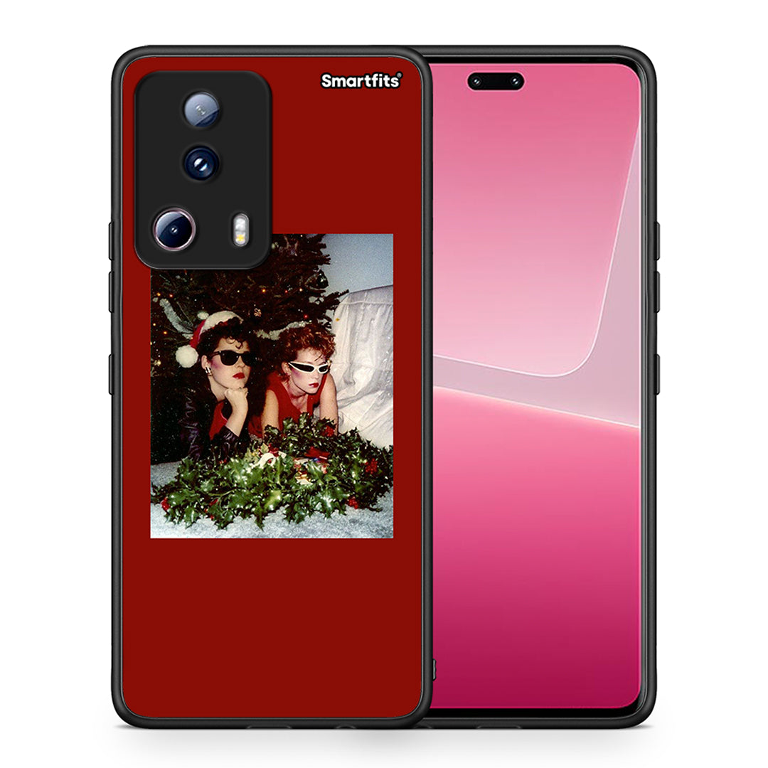 Θήκη Xiaomi 13 Lite 5G Waiting For Xmas από τη Smartfits με σχέδιο στο πίσω μέρος και μαύρο περίβλημα | Xiaomi 13 Lite 5G Waiting For Xmas Case with Colorful Back and Black Bezels