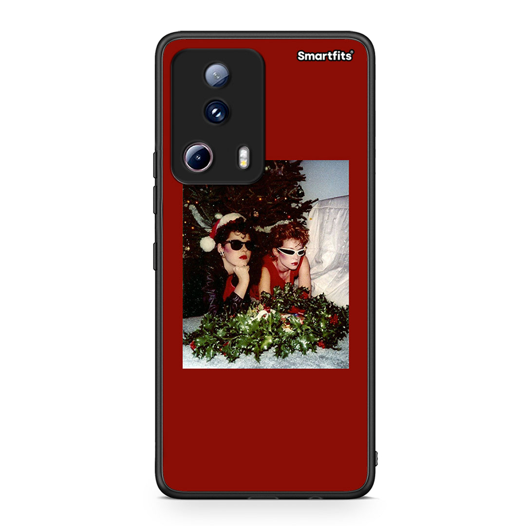 Θήκη Xiaomi 13 Lite 5G Waiting For Xmas από τη Smartfits με σχέδιο στο πίσω μέρος και μαύρο περίβλημα | Xiaomi 13 Lite 5G Waiting For Xmas Case with Colorful Back and Black Bezels