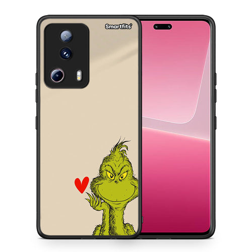 Θήκη Xiaomi 13 Lite 5G Xmas Grinch από τη Smartfits με σχέδιο στο πίσω μέρος και μαύρο περίβλημα | Xiaomi 13 Lite 5G Xmas Grinch Case with Colorful Back and Black Bezels