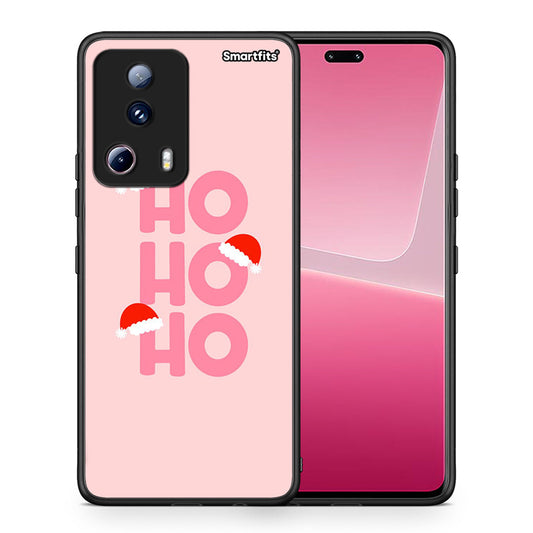 Θήκη Xiaomi 13 Lite 5G Xmas Ho Ho Ho από τη Smartfits με σχέδιο στο πίσω μέρος και μαύρο περίβλημα | Xiaomi 13 Lite 5G Xmas Ho Ho Ho Case with Colorful Back and Black Bezels