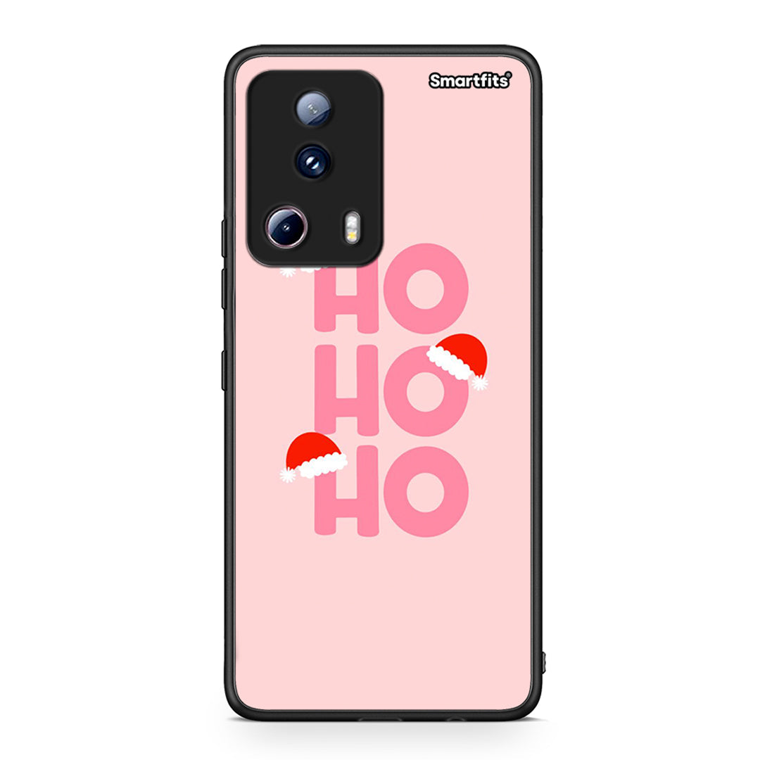 Θήκη Xiaomi 13 Lite 5G Xmas Ho Ho Ho από τη Smartfits με σχέδιο στο πίσω μέρος και μαύρο περίβλημα | Xiaomi 13 Lite 5G Xmas Ho Ho Ho Case with Colorful Back and Black Bezels